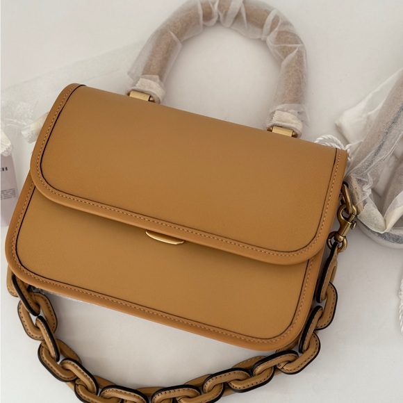 Coach Rogue Top Handle Bag in Honey Brown NEW - Picture 3 of 10
